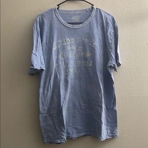Blue distressed Ford T-shirt